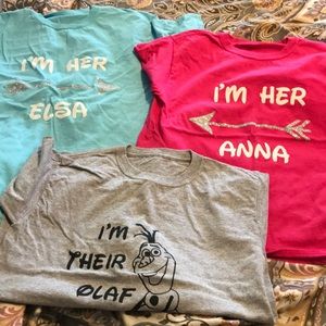 Set of 3 custom T-shirt’s